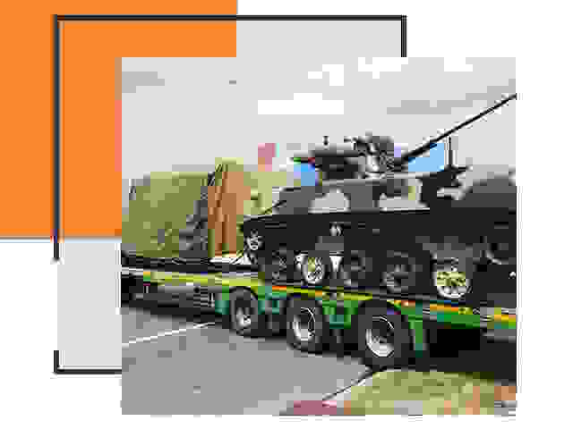 Перевозка военной техники в Орле